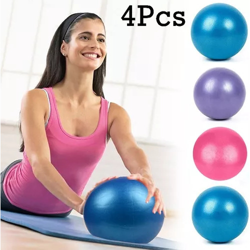 Pelotas De Ejercicio Pequeñas De 10 Pulgadas, 4 Piezas, Yoga