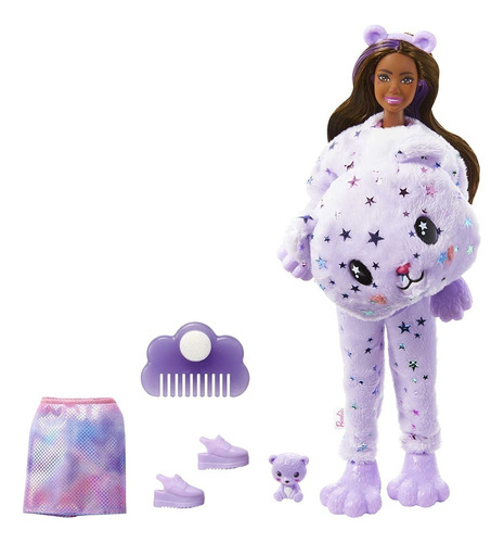 Muñeca Barbie Disfraz De Oso De Peluche Y 10 Sorpresas