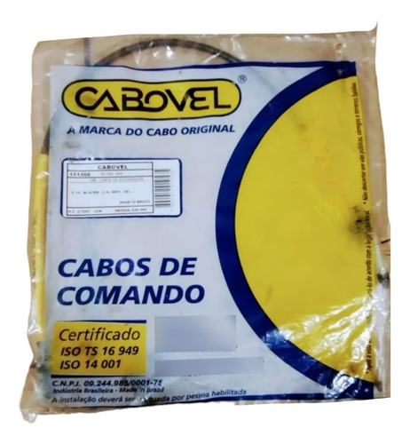 Cable Acelerador S 10 / Blazer 2.2l Mpfi 98...     Cabovel