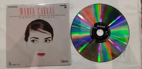Imagem 1 de 2 de Frt Grátis Maria Callas Début À Paris Laserdisc