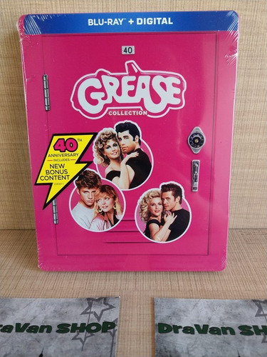 The Grease Collection Blu Ray Película Steelbook