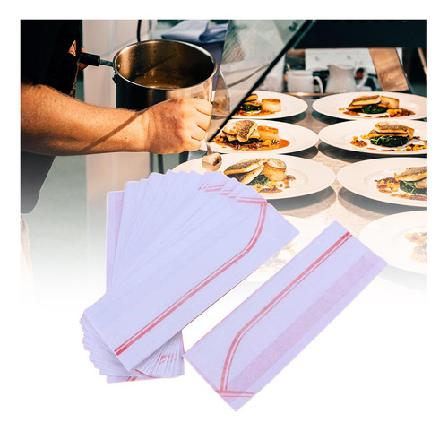 Gorro De Chef Desechable De 40 Piezas, Gorros De Papel Para
