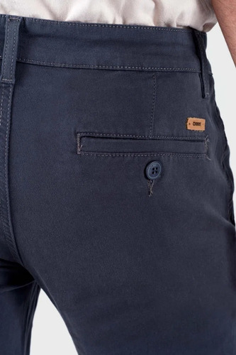 Imagen 4 de 6 de Pantalón Hombre Vestir Gabardina Oggi Jeans Chinos Slim Fit