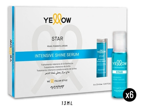 Intensive Shine Yellow Alfaparf Nutricion Lino Caja X 6