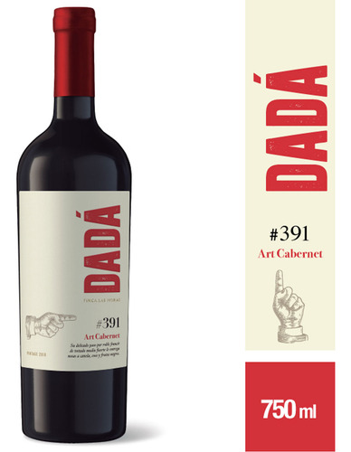 Vino Tinto Dada Art Cabernet Sauvignon - Pack X6