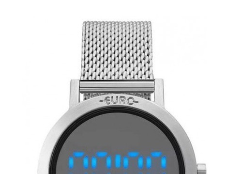 Relogio Euro Feminino Fashion Fit Eubj3407ab/3p Aço Digital