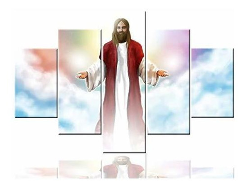 Pinturas De Arte Cristiana Imagen De Jesus Foto De 855rt