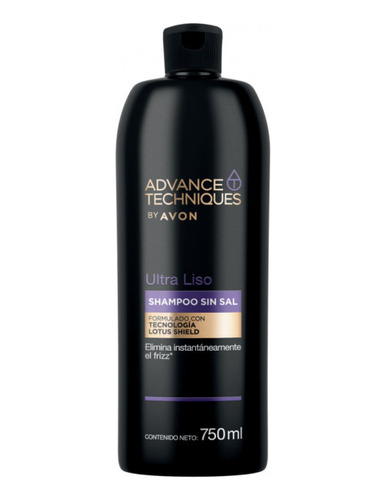 Shampoo Ultra Liso Tecnología Lotus Shield Avon Advance