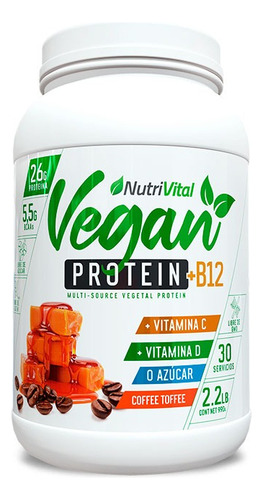 Vegan Protein 2lbs Libre Lactosa Gluten / Proteina Vegetal