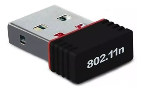 Imagem 1 de 1 de Micro Mini Adaptador Wireless Usb 2.4ghz 150mbps 802.11