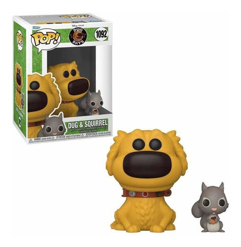 Funko Pop! Dug Y Ardilla 1092 - Du Days - Up Disney Pixar