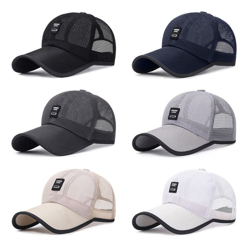 Gorra De Malla Para Mujer Y Hombre, Gorra Transpirable Para