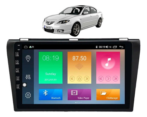 Auto Estereo Mazda 3 2004-2009 Carplay Android Auto 4+64 Gb