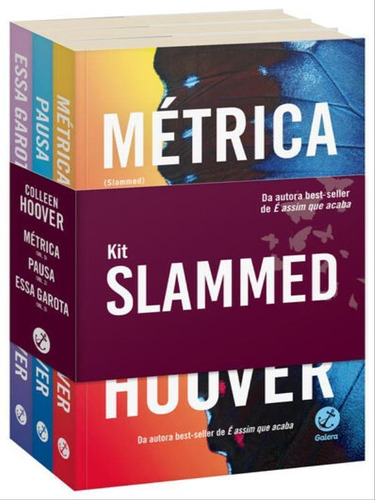 Kit Slammed, De Hoover, Colleen. Editora Galera Record, Capa Mole Em Português