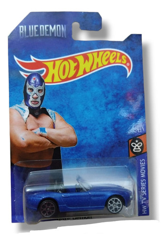 Custom Escala 1:64  Auto Blue Demon Lucha Mexicana Custom