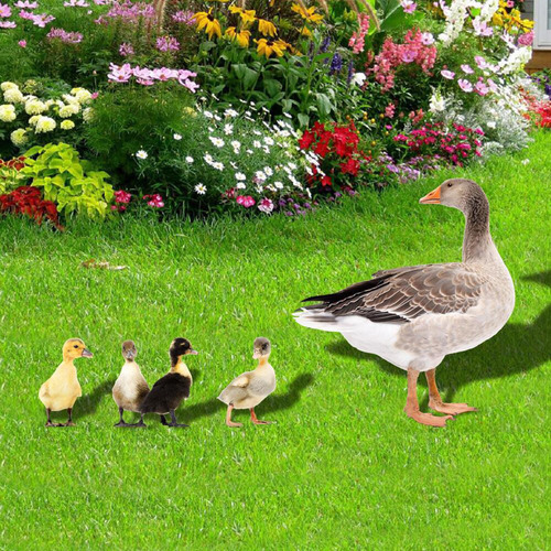 5 Piezas De Estatua De, Estacas De Animales, Adornos,