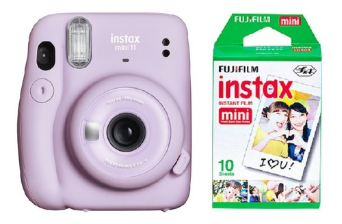 Fujifilm Instax Mini 11 Selfie +10 Fotos Lila Morado Oficial