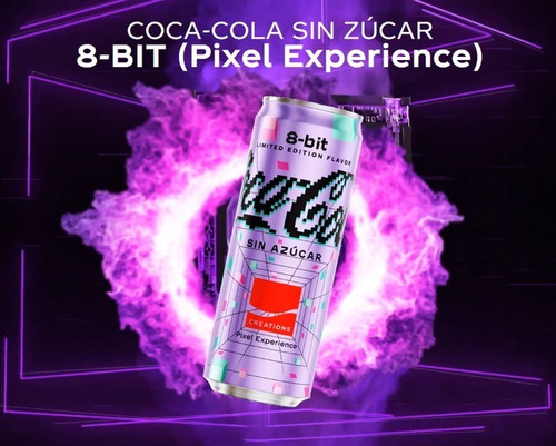 Coca Cola 8-bit Sin AzĂșcar Creations Pixel Experience 355ml