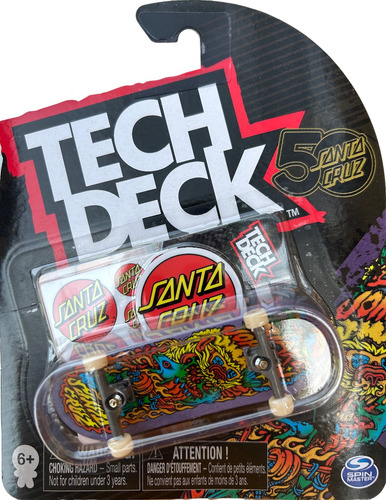 Tech Deck Patineta De Dedos, Santa Cruz Leon