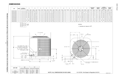 Condensadora Carrier On/off 60000 Btu Ga5san46000w 220v