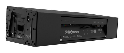 Caixa De Som Ativa Attack Line Array Vsl208 - 8'' Cor Preto 110v/220v