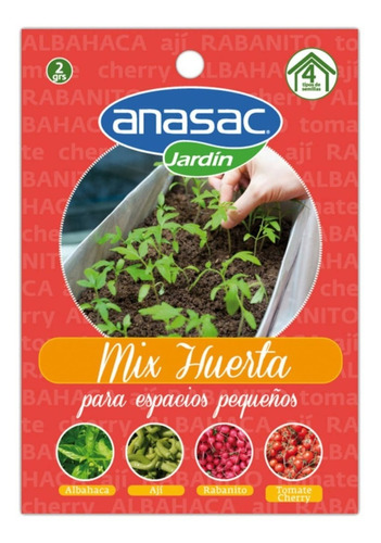 Mix Semillas Huerta 2 Gr Sachet Afj