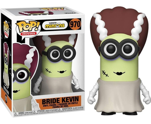 Boneco de ação Minions Bride Kevin da Funko Pop! Filmes