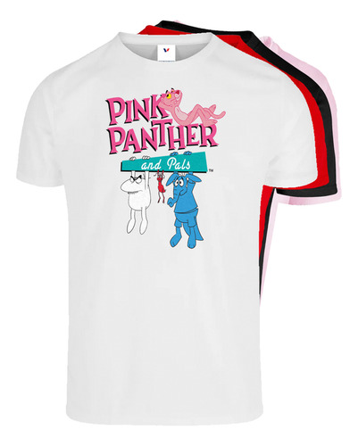 Playera Color  Para Hombre Caballero Panterra Rosa #1