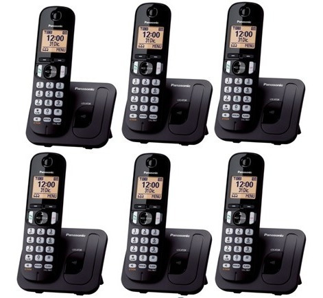 Inalambrico Panasonic 6 Handys Manos Libres Intercomunicador
