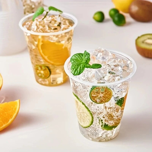 Vasos Desechables Transparentes Para Fiestas Y Viajes
