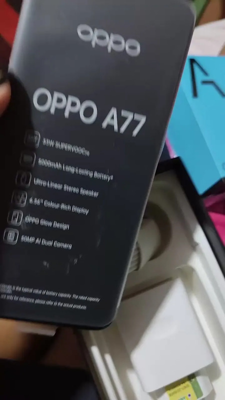 Oppo A77 128 GB preto 4 GB RAM | Parcelamento sem juros