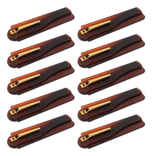 Peine Plegable, 10 Unidades, Hecho A Mano, Tipo Cuchillo De