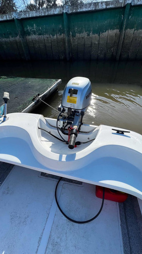 Imagen 6 de 21 de Bote Lancha Open Tracker Tozoli 430 Matrizado Honda 20 Hp