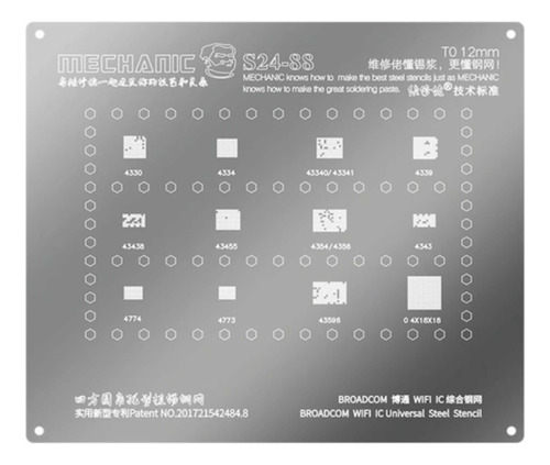 Stencil Para Reballing Mc-s24-88 Mechanic