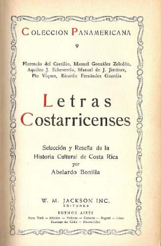 Letras Costarricenses - Jackson