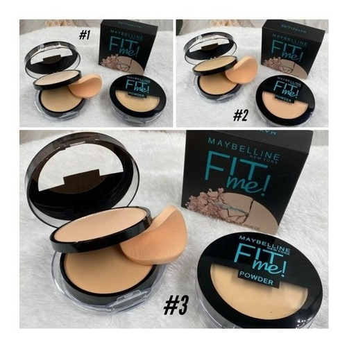 Polvo Compacto Doble Maybelline Fit Me