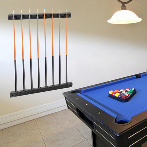 Li Soporte De Taco De Billar De Madera Accesorios De Piscina