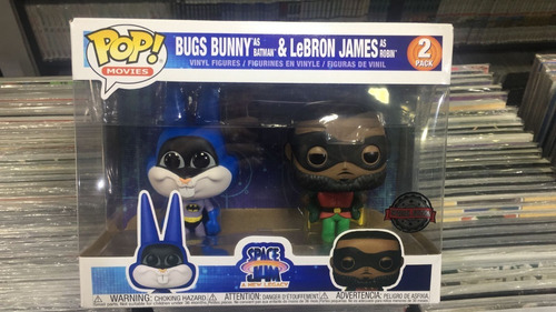 Imagen 1 de 4 de Funko Pop! Space Jam - Bugs Bunny And Lebron James (2 Pack)