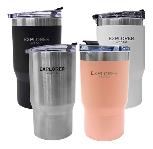 Imagen 6 de 10 de Vaso Térmico Cafe 414 Ml Acero Inoxidable