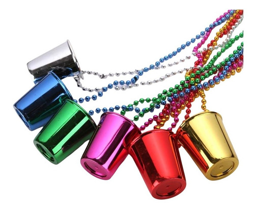 20 Collar Vaso Shot Tequila Caballito Bolitas Factura
