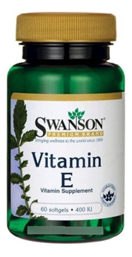 Swanson  Vitamina E - 200ui 60 Softgels 