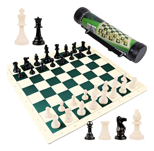 Juego Ajedrez Profesional, Juegos De Mesa Plegable Portátil