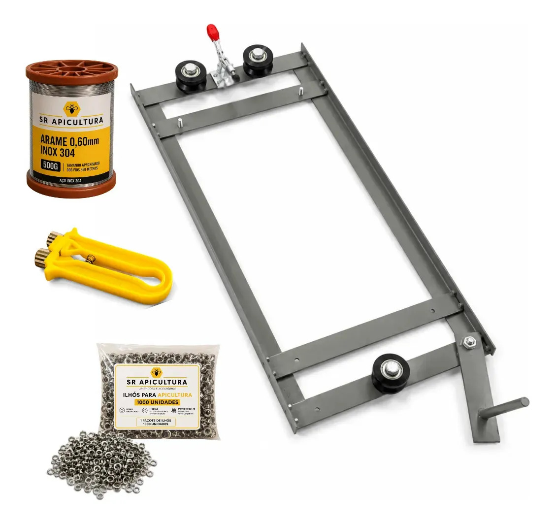 Tensionador De Quadros Caixilho Arame Completo Sr Apicultura