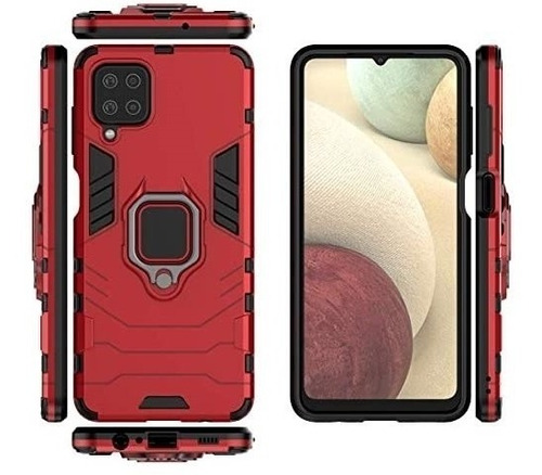 Funda Qiongni Para Galaxy M12 Red