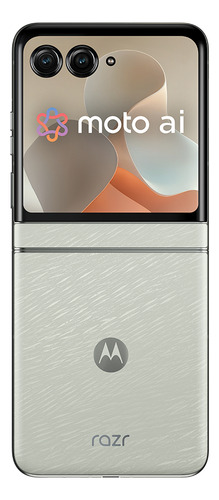 Smartphone Motorola Razr 60 - 256gb 24gb (12gb Ram+12gb Ram Boost) Tela Dobrável 6,9 Poled E Externa 3,6 Moto Ai Camera Ip48 - Branco