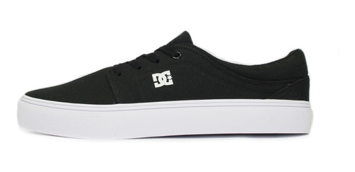 tenis dc trase tx preto e branco