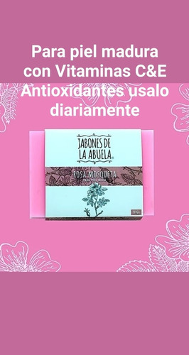 20 Piezas De Jabon Artesanal Glicerina De Rosa Mosqueta