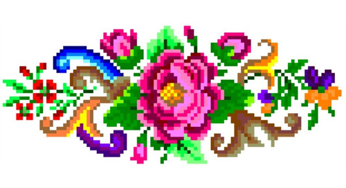 Matiz Gráfico Bordado Ponto Cruz Orquídea Floral Rosas C0019 | MercadoLivre Matiz Gráfico Bordado Ponto Cruz Orquídea Floral Rosas C0019 | MercadoLivre
