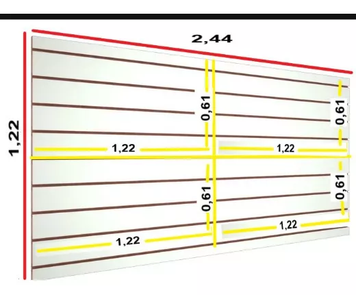 Primeira imagem para pesquisa de painel canaletado mdf