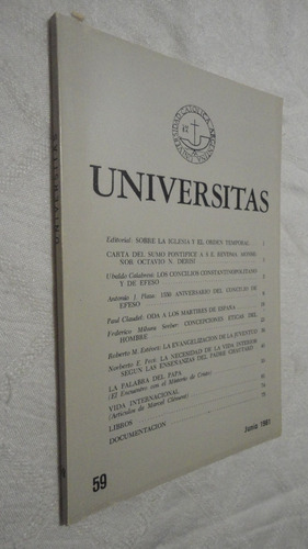 Revista Universitas - Nro 59 Junio  1981